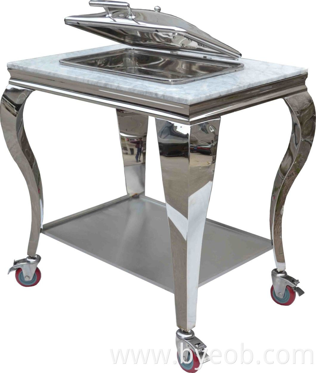 Mobile Chafing Dish with Table and Buffet Heater